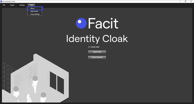 Identity Cloak Help Dropdown